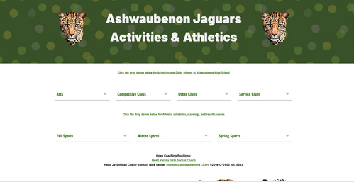 New Athletics Page - Photo Number 1